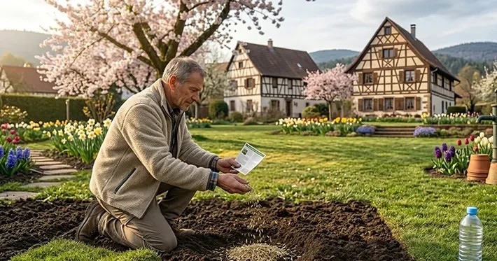 Comment réparer une pelouse abîmée au printemps ?